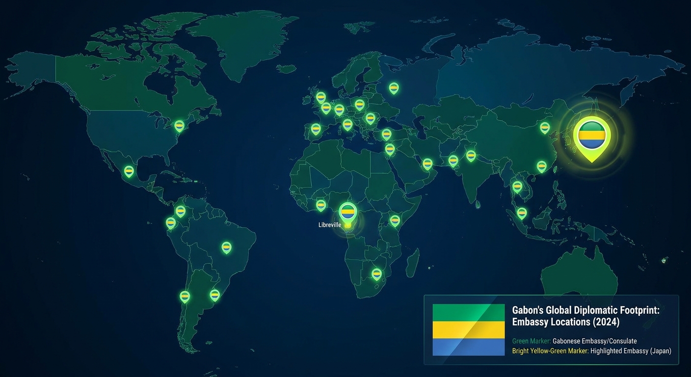 Gabon's Diplomatic Network Abroad: The Embassy in Japan Within the Gabonese Diplomatic Map